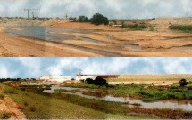 Driekoppies Dam return channel, before and after